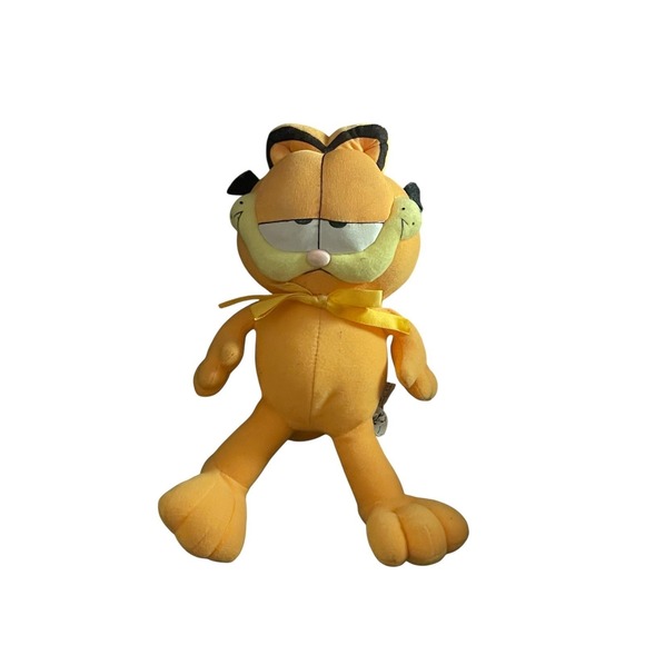 Play by Play 11" Garfield Plush Orange Cat Stuffed Animal Collectible Sleep READ - Picture 1 of 9